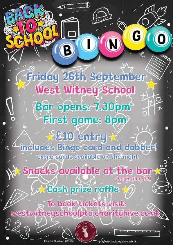 Back to School Bingo